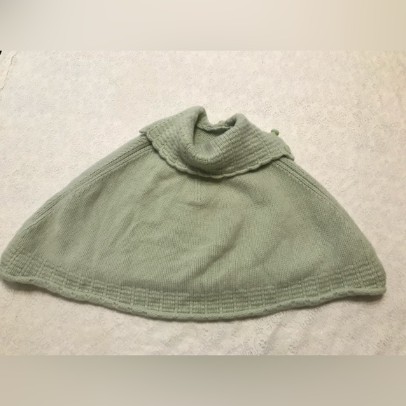 Gap kids winter girls cape, mint green, size small/medium F - Picture 1 of 4